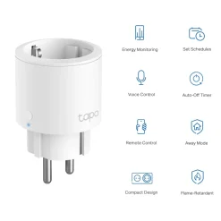 TP-Link Tapo P115 Smart Wifi-fjärrströmbrytare med energimätning 4-pack