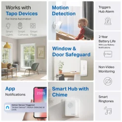 TP-Link Tapo T30 KIT – Smarta sensorer för ett tryggare och bekvämare hem