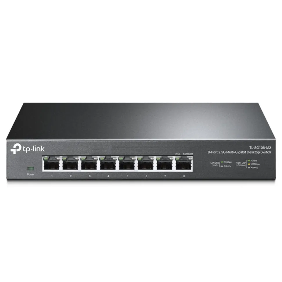 TP-Link TL-SG108-M2 Gigabitswitch 8 portar 2,5 Gb/s