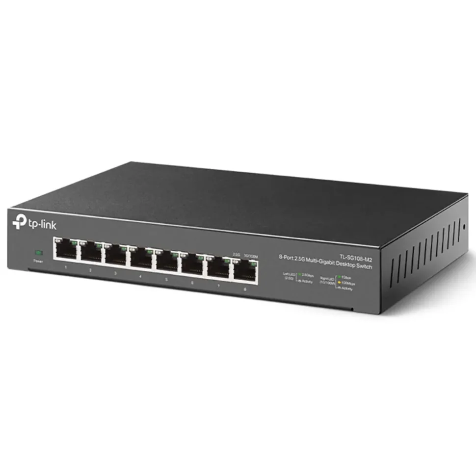 TP-Link TL-SG108-M2 Gigabitswitch 8 portar 2,5 Gb/s