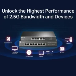 TP-Link TL-SG105-M2 5-portars 2,5 gigabitswitch