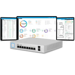 Ubiquiti Unifi US-8-150W POE-gigabitswitch 8 portar