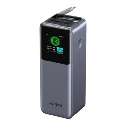 Ugreen Nexode powerbank 20 000 mAh 165 W med inbyggd kabel