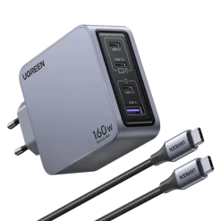 Ugreen Nexode Pro 160 W GaN-laddare med 4 portar