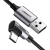 Ugreen Vinklad USB-C till USB-A-kabel 2 m
