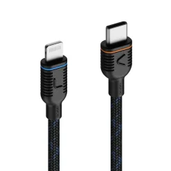 Unisynk Magnetisk USB-C till Lightning-kabel 2 m