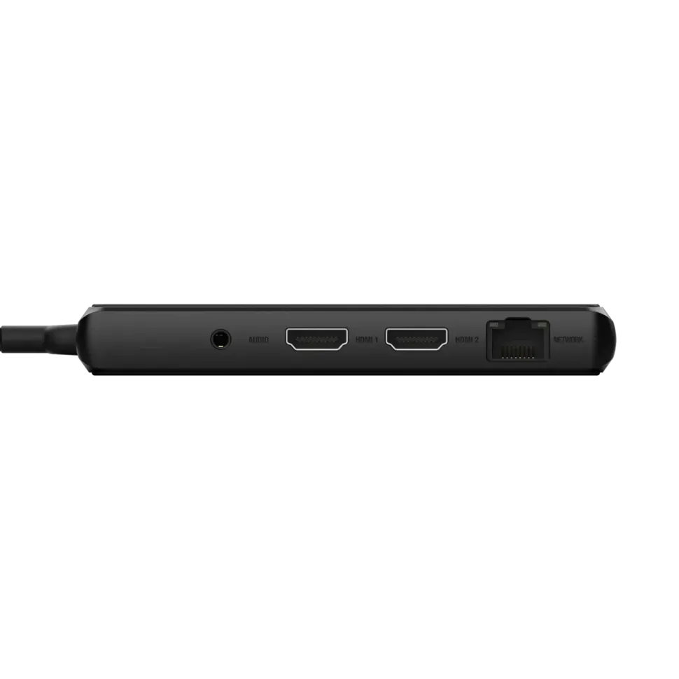 Unisynk USB-C-dockningsstation 9 portar 4K för dubbla skärmar