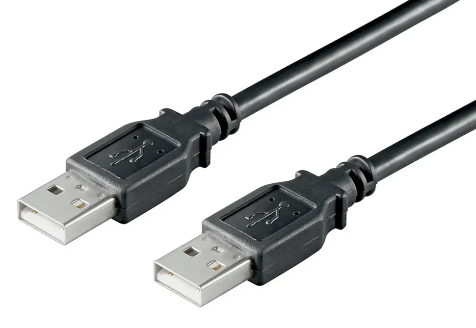 USB-A-kabel hane till hane 1,8m