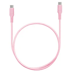 USB-C till USB-C 0,5 m Rosa