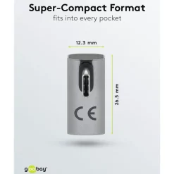 USB-C-vinkeladapter 90° med USB4-stöd