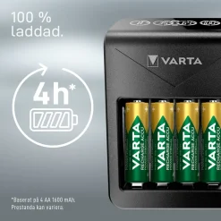 Varta LCD Plug Charger+ Batteriladdare