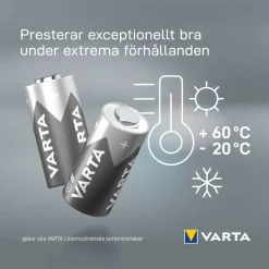 Varta Litiumbatteri CR2 1-pack