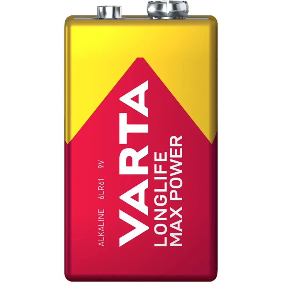 Varta Longlife Power Alkaliskt 9 V-batteri 1-pack
