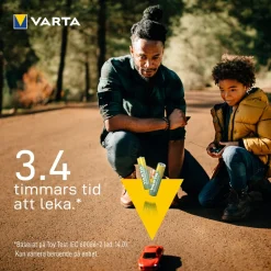 Varta Recharge Recycled AAA-batterier 800 mAh 6-pack