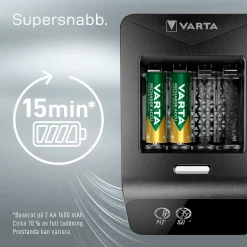 Varta Snabb batteriladdare med övervakning