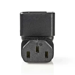 Vinkeladapter C13 90° Nedåtvinklad