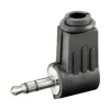 Vinklad 3,5 mm-kontakt Hane Stereo
