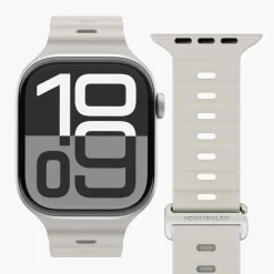 Vonmählen Wave Band 2 till Apple Watch 44/45/46/49 mm Cream