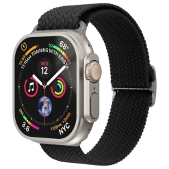 Vonmählen Woven Loop flätat armband till Apple Watch 40/41/42 mm Black