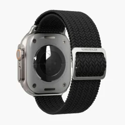 Vonmählen Woven Loop flätat armband till Apple Watch 40/41/42 mm Black