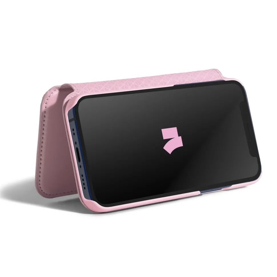 Wallet Case Solo 502 till iPhone 12 mini Rosa