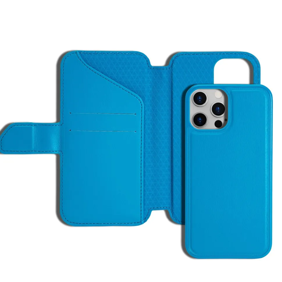 Wallet Case Solo 503 till iPhone 12 och 12 Pro Blå