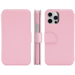 Wallet Case Solo 503 till iPhone 12 och 12 Pro Rosa