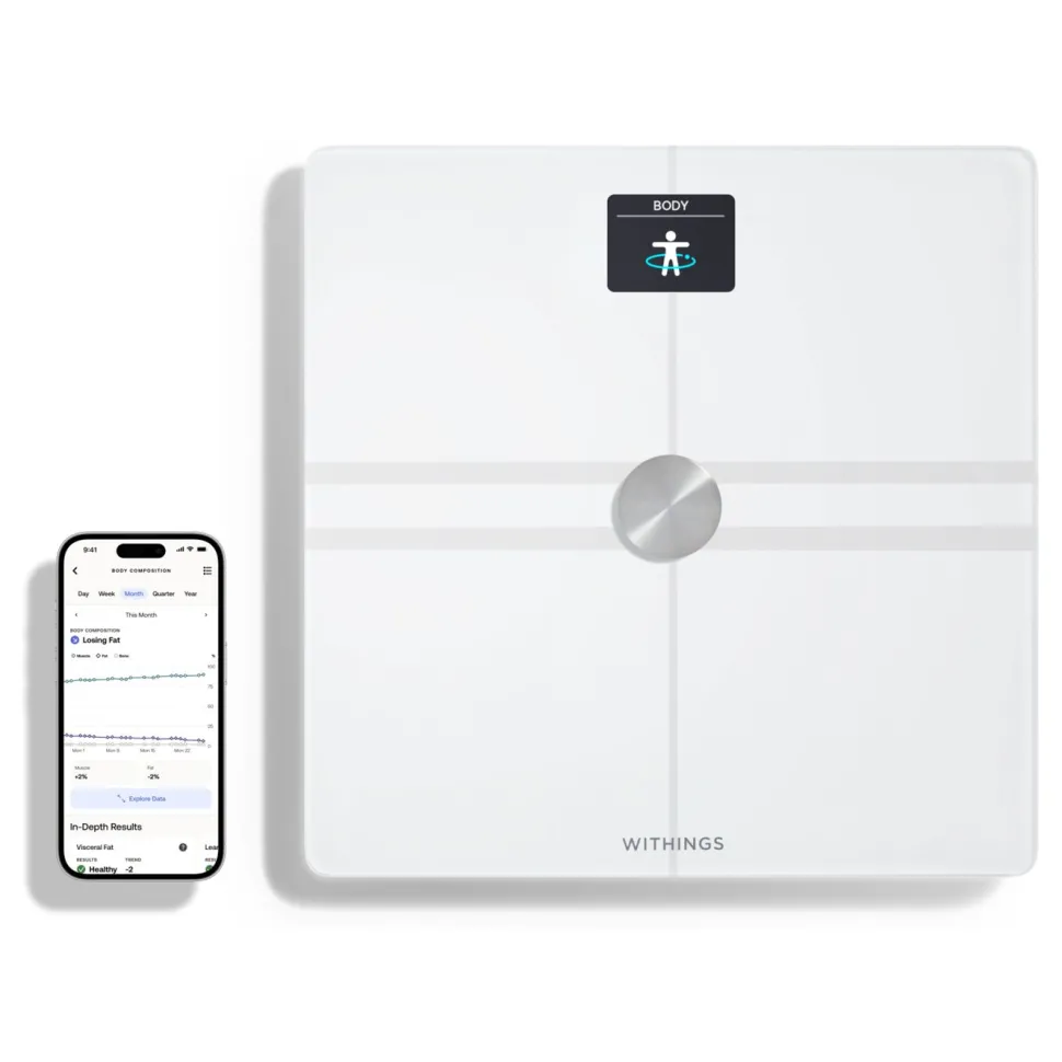 Withings Body Comp Personvåg med wifi Vit