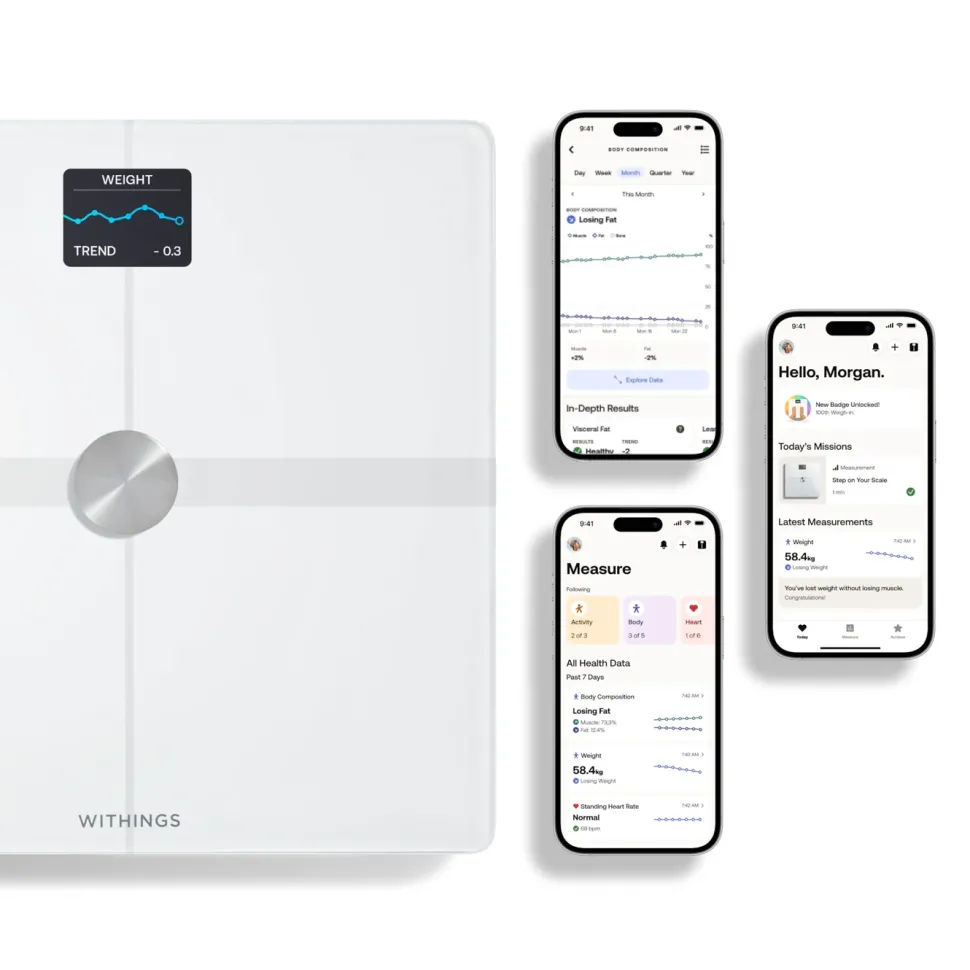 Withings Body Smart Personvåg med wifi Vit
