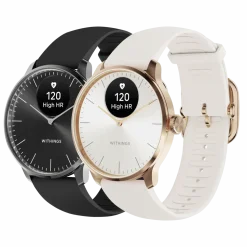Withings Scanwatch Light Smartklocka med klassisk urtavla 37 mm Rose Gold