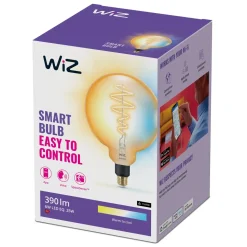 WiZ Amber Filament G200 Smart LED-lampa E27 390 lm