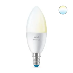 WiZ C37 Smart LED-lampa E14 470 lm 2-pack