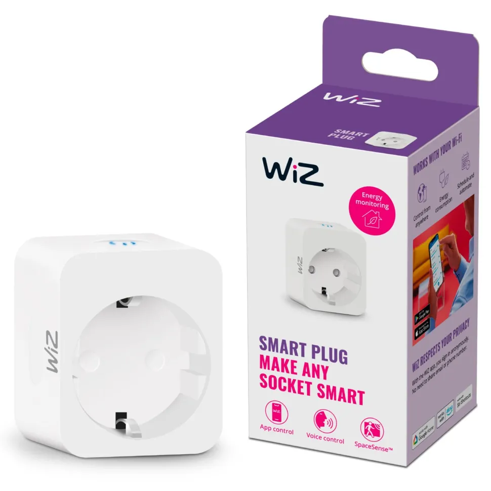WiZ Smart wifi-fjärrströmbrytare med energimätning