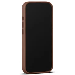 WOOLNUT Läderfodral för iPhone 17 Cognac