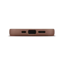 WOOLNUT Läderfodral för iPhone 17 Cognac