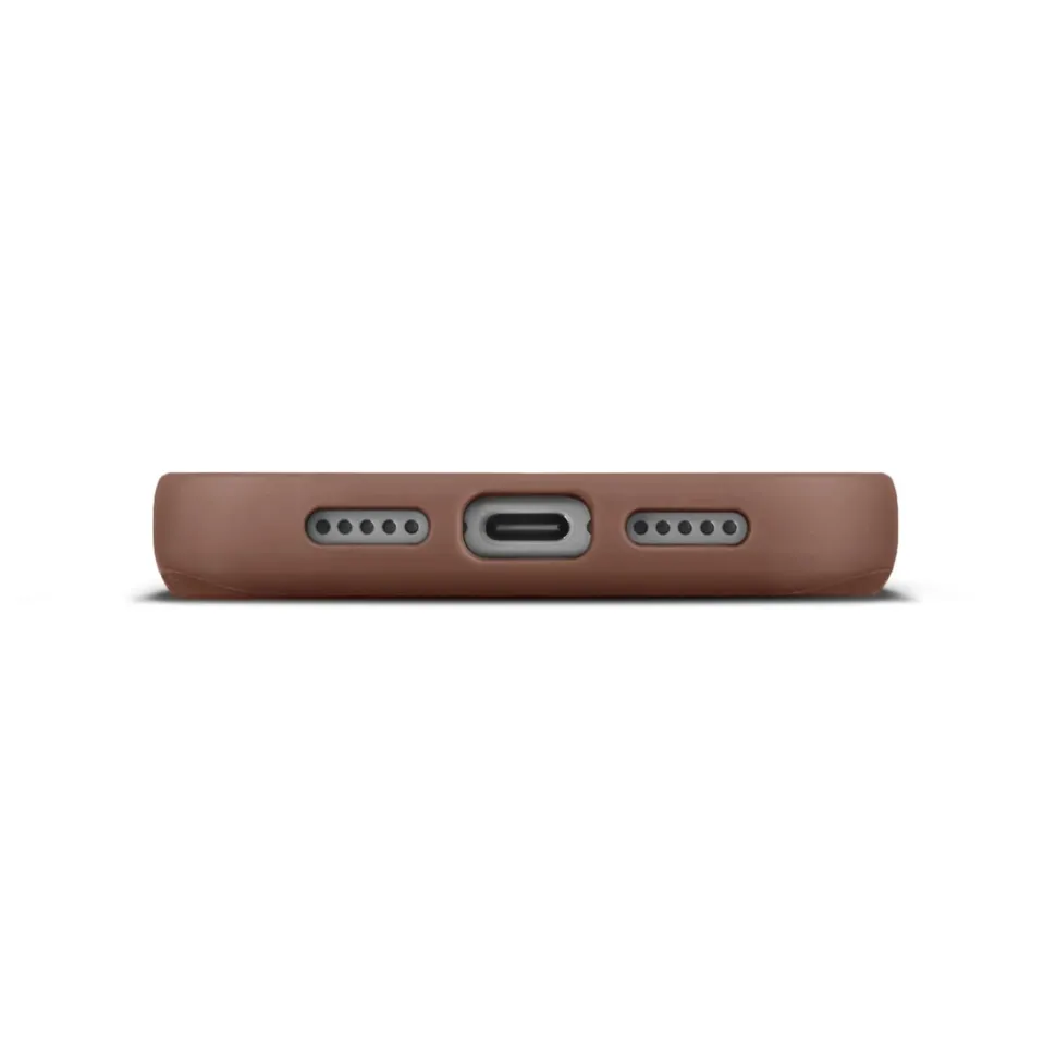 WOOLNUT Läderfodral för iPhone 17 Pro Cognac