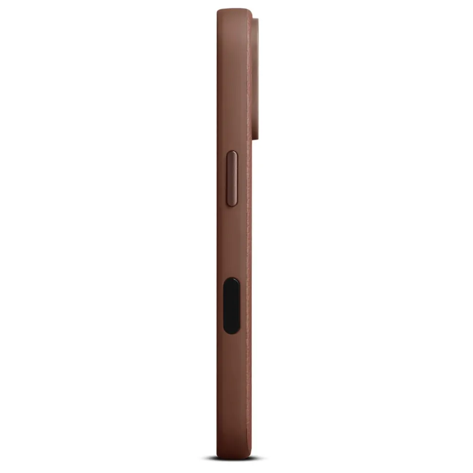 WOOLNUT Läderfodral för iPhone 17 Pro Cognac