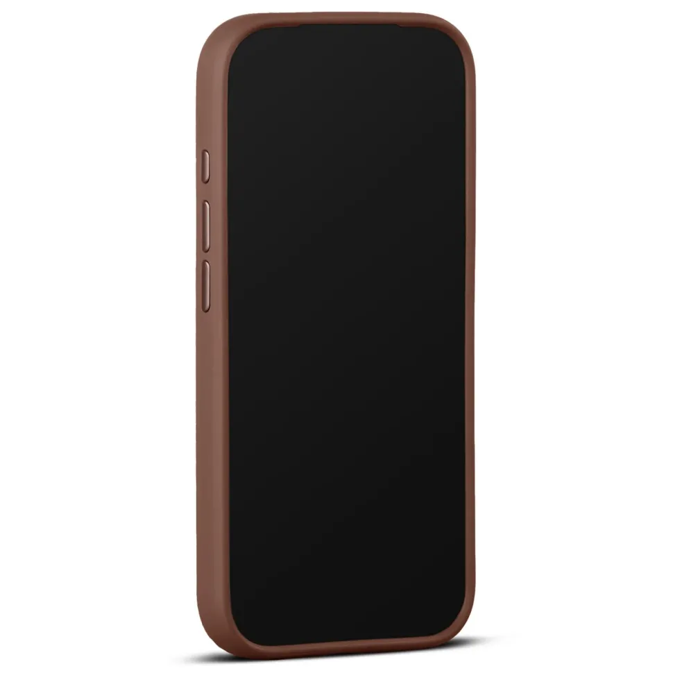 WOOLNUT Läderfodral för iPhone 17 Pro Cognac