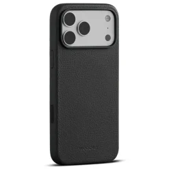WOOLNUT Läderfodral för iPhone 17 Pro Max Svart