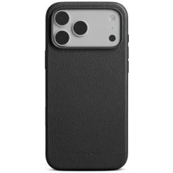 WOOLNUT Läderfodral för iPhone 17 Pro Max Svart