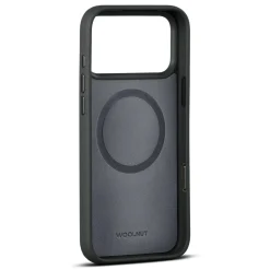 WOOLNUT Läderfodral för iPhone 17 Pro Max Svart