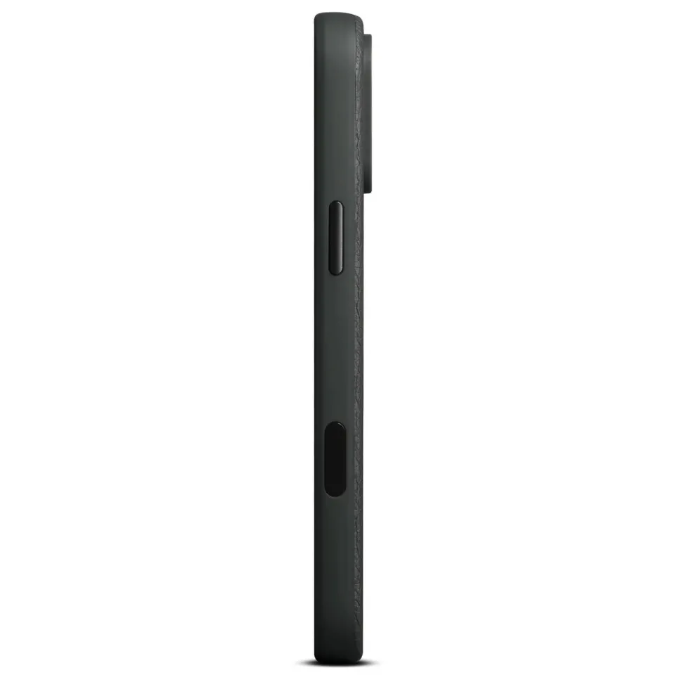 WOOLNUT Läderfodral för iPhone 17 Pro Max Svart
