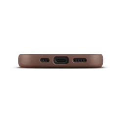 WOOLNUT Läderfodral för iPhone 16 Pro Cognac