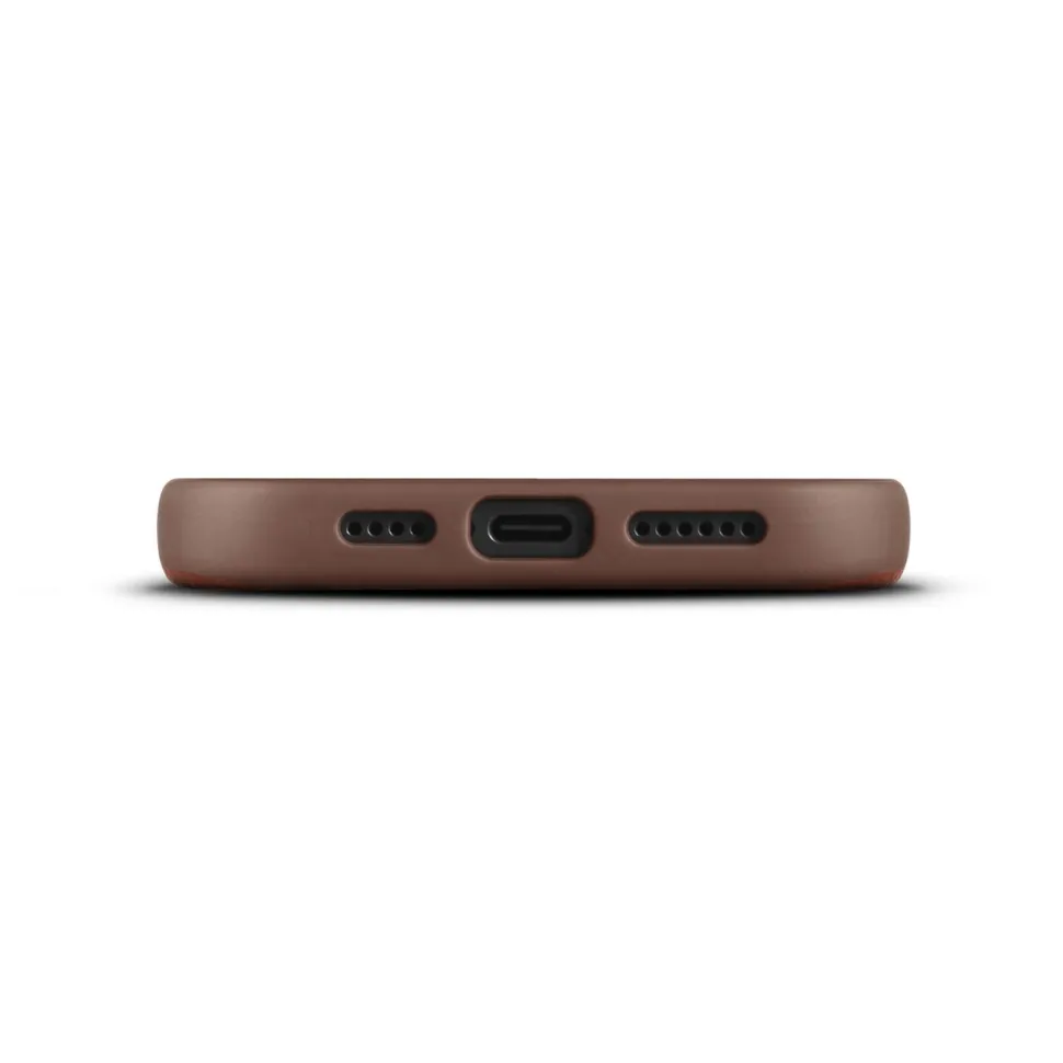 WOOLNUT Läderfodral för iPhone 16 Pro Max Cognac