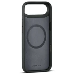 WOOLNUT Läderfodral för iPhone Air Svart