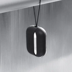 WOOLNUT Skal i läder till AirPods Pro 3-laddfodral Svart