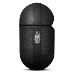 WOOLNUT Skal i läder till AirPods Pro 3-laddfodral Svart