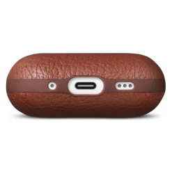 WOOLNUT Skal i läder till AirPods Pro 3-laddfodral Cognac