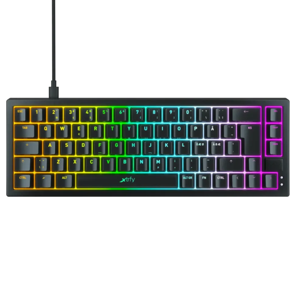 Xtrfy K5 Compact RGB Svart