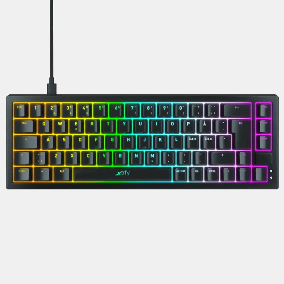 Xtrfy K5 Compact RGB Svart